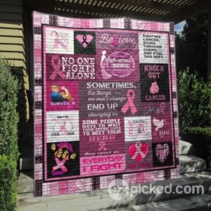 Join The Fight Against Cancer Quilt Blanket Hp47  Quilt